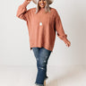 Cocoa Mood Shift Sweater In Blush Curves Image - 1
