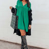 Style Code Babydoll Dress in Emerald Image - 1