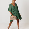 Denver Coffee Date Shift Dress In Green Image - 1