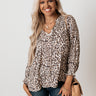 Light Up The World Leopard Shift Top Image - 1