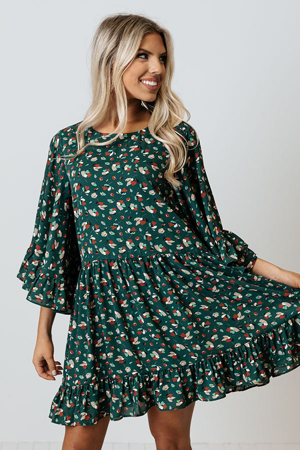 Chic Sweetheart Shift Dress in Forest • Impressions Online Boutique
