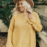 Autumn Affair Knit Sweater In Light Mustard Curves Image - 1