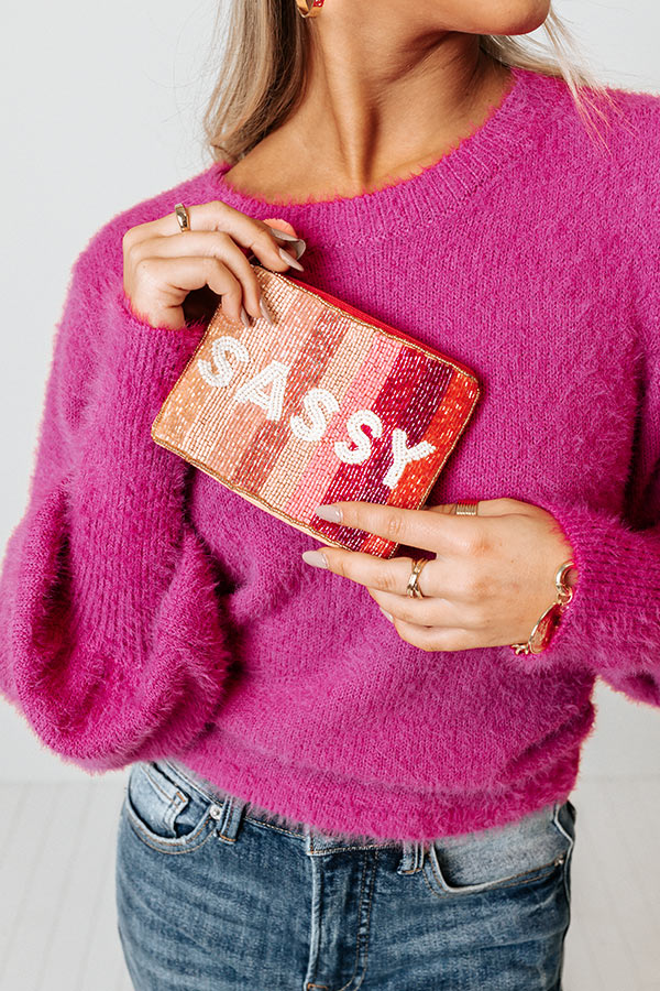 Sassy Beaded Pouch Image - 2