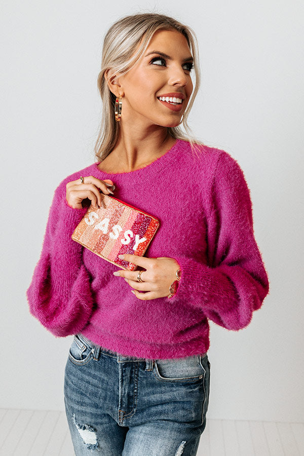 Sassy Beaded Pouch Image - 3