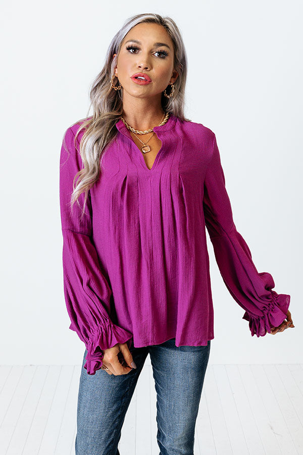 Santa Cruz Chic Shift Top In Orchid Image - 4