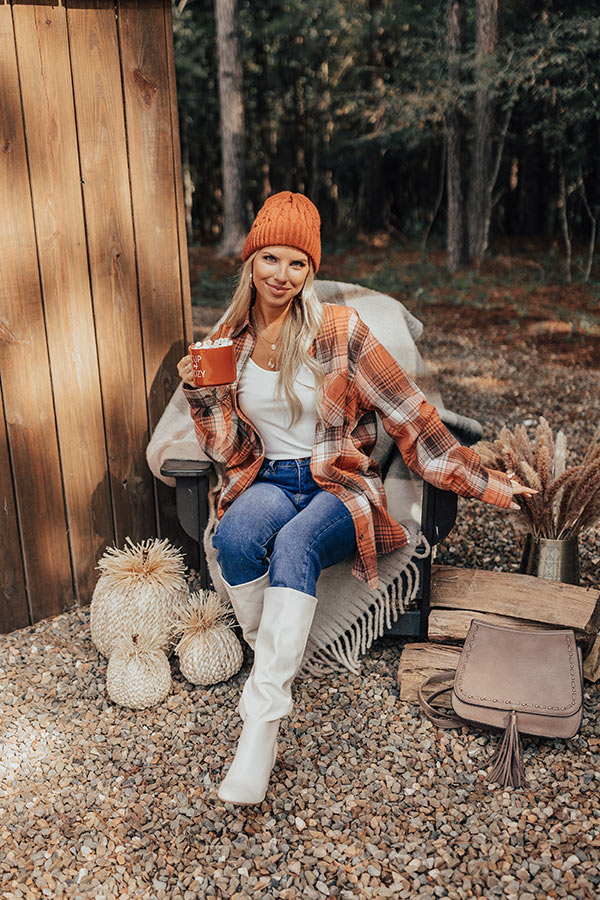 Climbing Mountains Flannel Top Image - 2