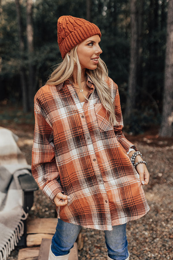 Climbing Mountains Flannel Top Image - 3