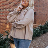 Santa Cruz Chic Shift Top In Taupe Curves Image - 1