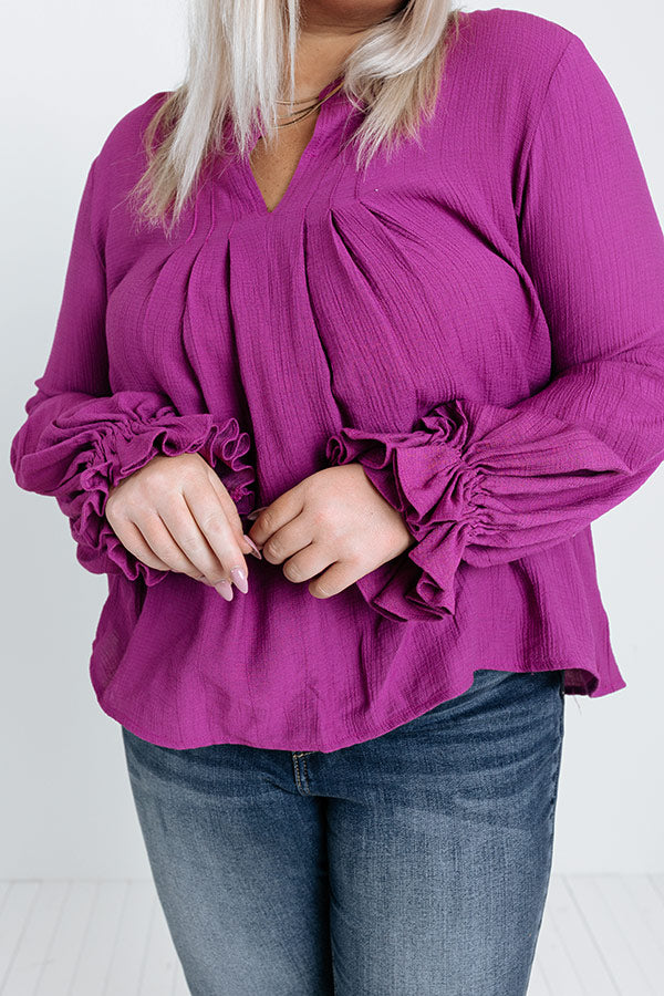Santa Cruz Chic Shift Top In Orchid Curves Image - 3