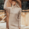 Easy Tiger Sweater Dress In Iced Latte Image - 1