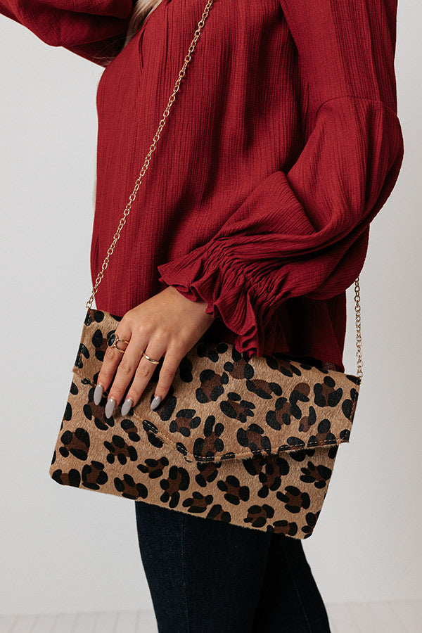 Living Like Bradshaw Leopard Clutch Image - 3