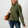 Around The Campfire Shift Top In Olive Image - 1