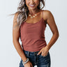 Oh, Snap Crop Top In Rustic Rose Image - 1