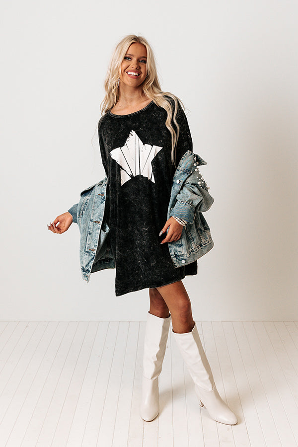 Up Til Dawn T-Shirt Dress Image - 1