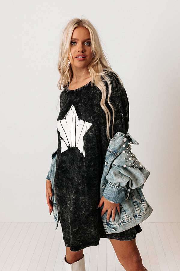 Up Til Dawn T-Shirt Dress Image - 2