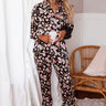 Ready To Wind Down Floral Pants In Black Image - 1