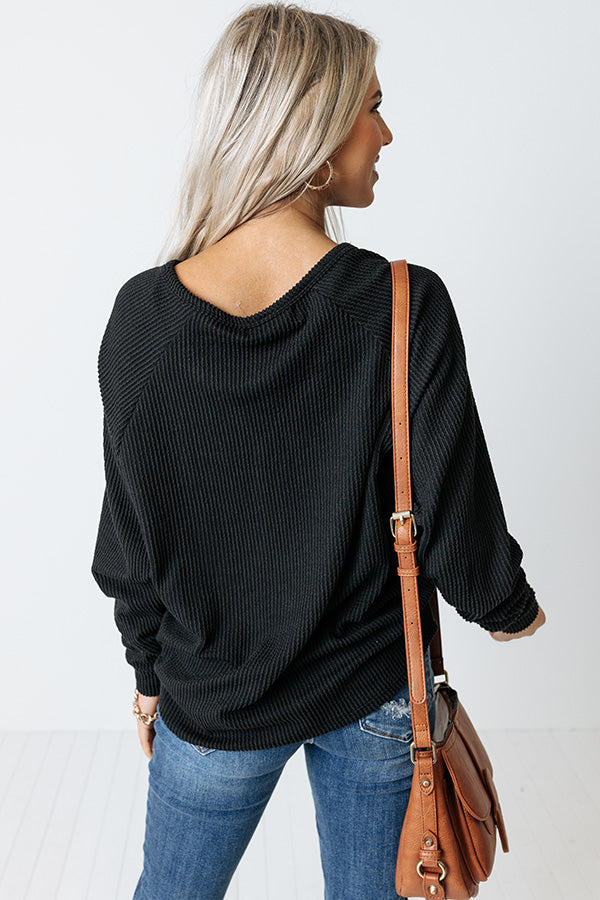 Mindful Matter Shift Top In Black Image - 4