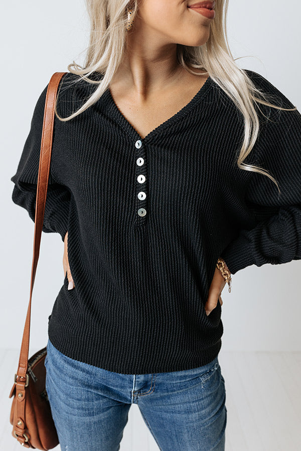 Mindful Matter Shift Top In Black Image - 3