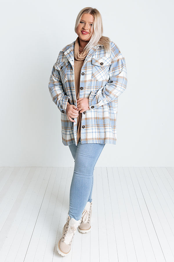 Dakota Views Plaid Jacket Curves Image - 2