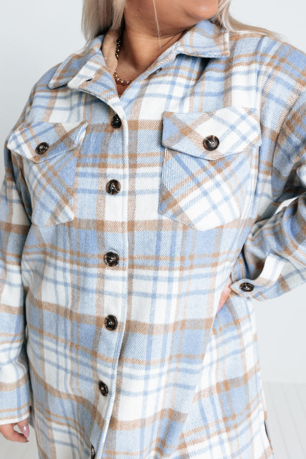 Dakota Views Plaid Jacket Curves Image - 4