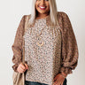 Count Your Blessings Floral Shift Top Curves Image - 1