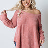 Sweet Shivers Chenille Tunic Sweater Curves Image - 1