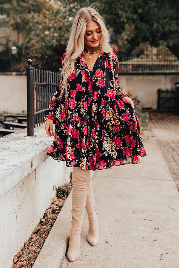 Broadway And Bubbly Floral Shift Dress