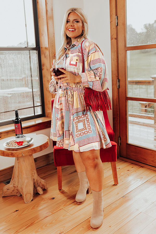 Glam Slam Dress in Airy Blue Curves Image - 2