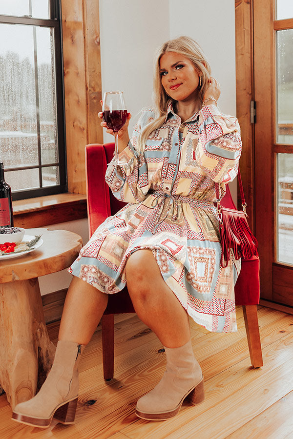 Glam Slam Dress in Airy Blue Curves Image - 1