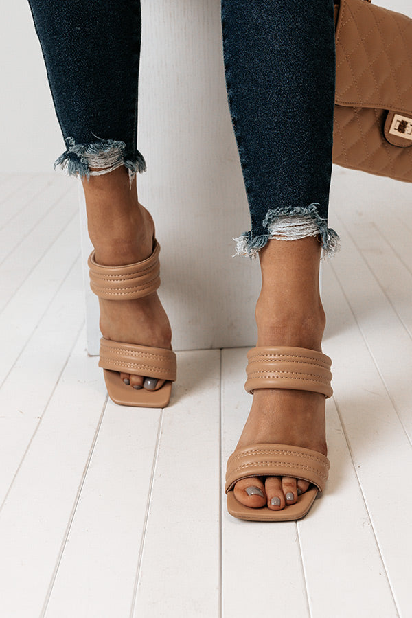 The Amina Faux Leather Heel Image - 3