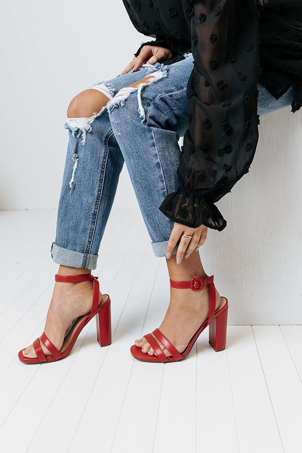The Wendy Faux Leather Heel