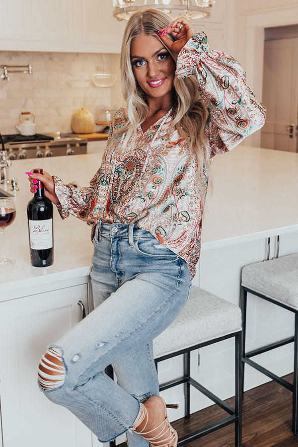 Perfectly Yours Floral Shift Top Image - 4