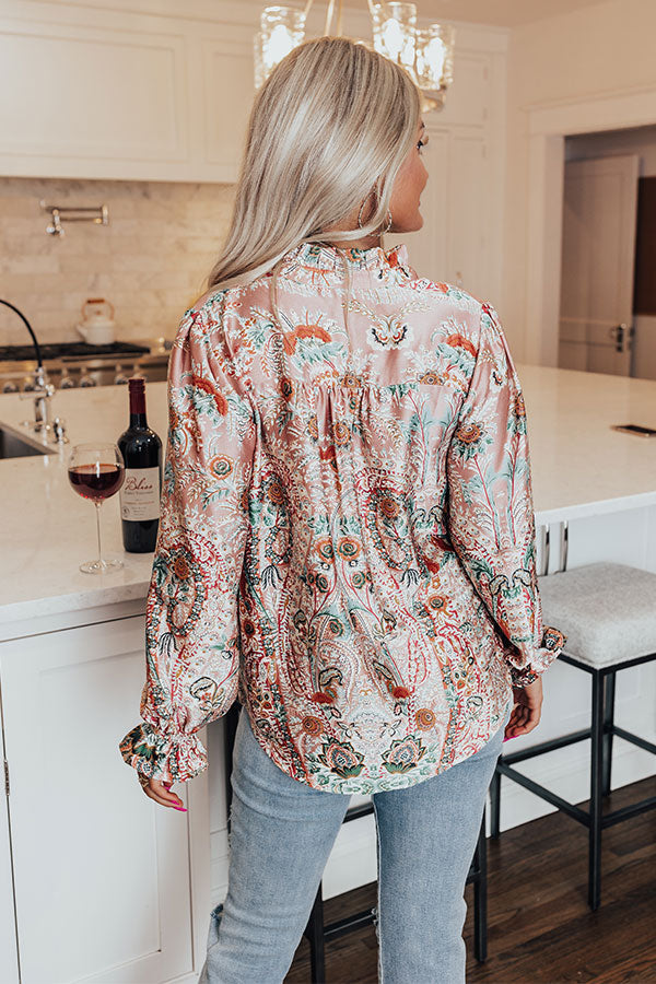 Perfectly Yours Floral Shift Top Image - 5