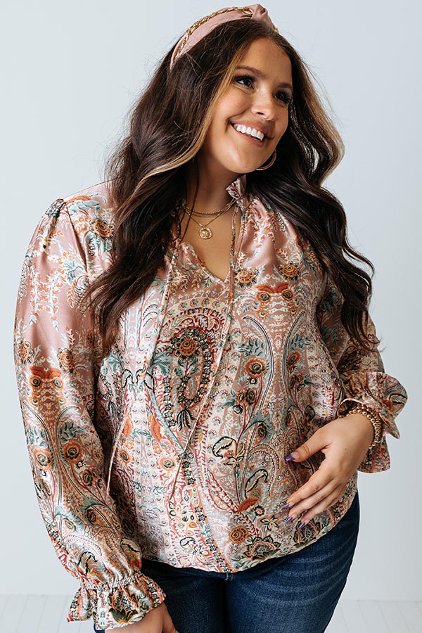 Perfectly Yours Floral Shift Top Curves Image - 5