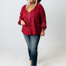 Tavern Nights Embroidered Shift Top Curves Image - 1