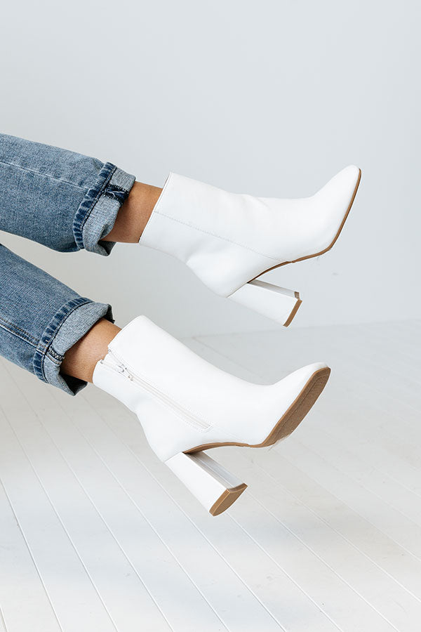 The Mardi Faux Leather Bootie Image - 3