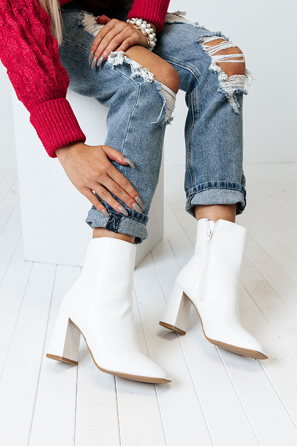 The Mardi Faux Leather Bootie Image - 1