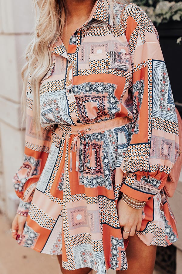 Glam Slam Dress in Rust Image - 4