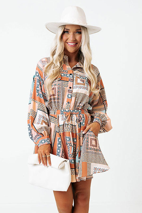 Glam Slam Dress in Rust Image - 2