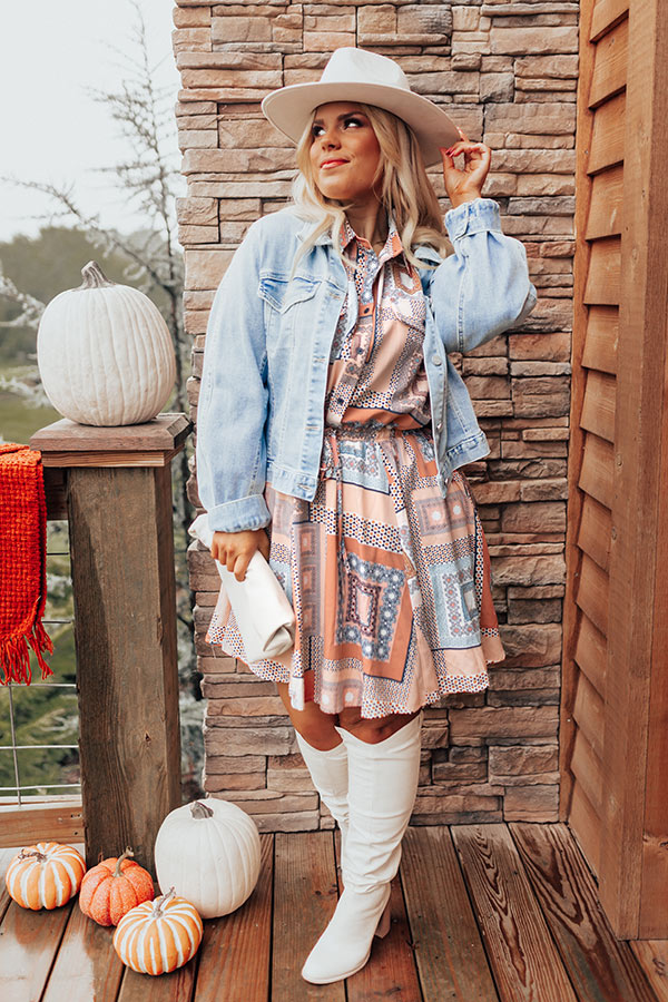 Glam Slam Dress in Rust Curves Image - 4