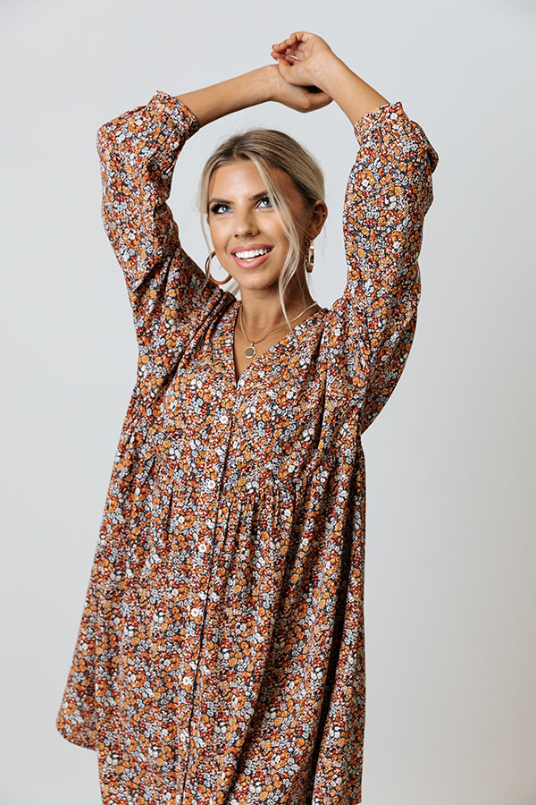 Anything Is Possible Floral Babydoll Dress Image - 3