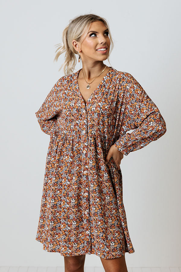 Anything Is Possible Floral Babydoll Dress Image - 1