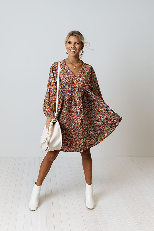 Anything Is Possible Floral Babydoll Dress Image - 2