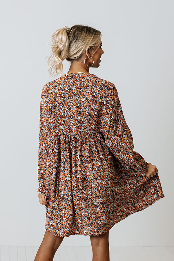 Anything Is Possible Floral Babydoll Dress Image - 5