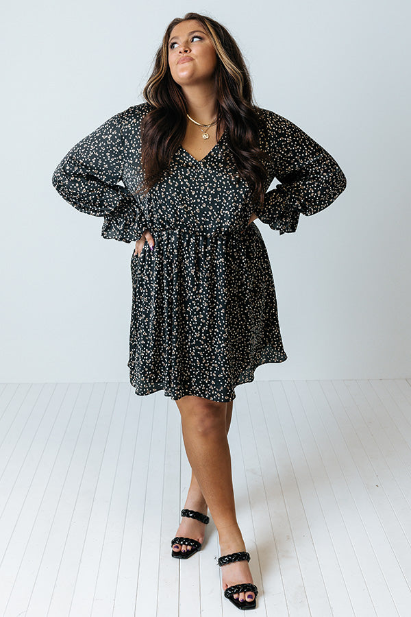 Rooftop Memories Polka Dot Dress Curves Image - 1