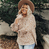 Pumpkin Patch Please Leopard Shift Top In Light Mocha Curves Image - 1