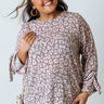 Pumpkin Patch Please Leopard Shift Top In Dusty Purple Curves Image - 1