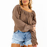 Signature Move Shift Top In Mocha Curves Image - 1