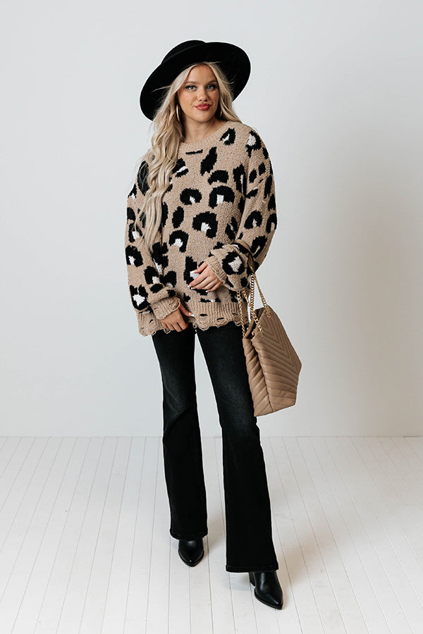 Where The Styled Things Are Leopard Sweater Image - 3