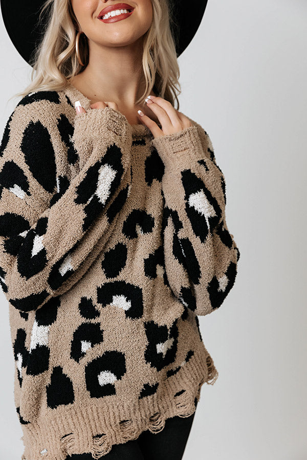 Where The Styled Things Are Leopard Sweater Image - 2